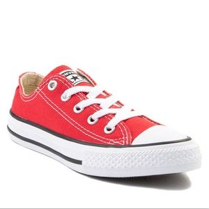 Converse Red All Stars Low